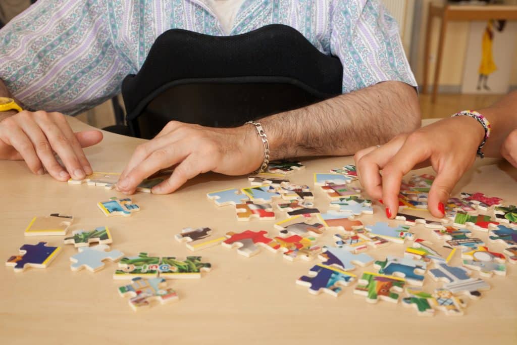 Photo de reportage sur le Handicap - Social -Aide a la personne