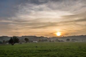 Couché de soleil à Selaincourt (54)