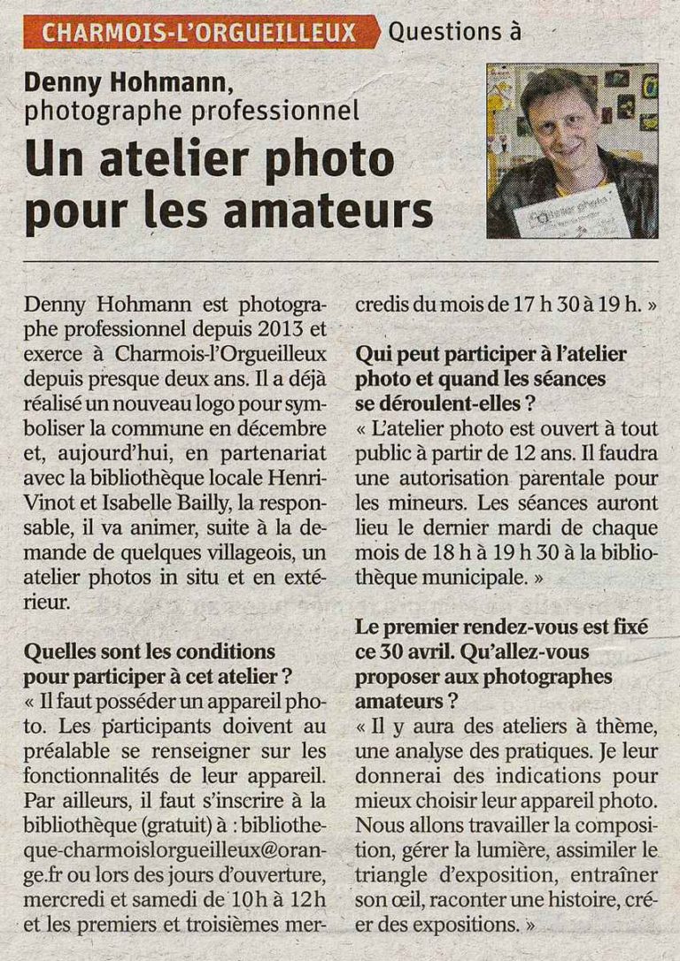 article de journal