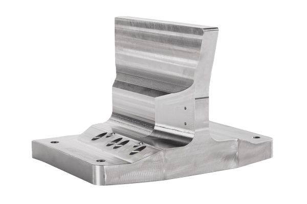 Packshot de pièce métallique de chaudronnerie