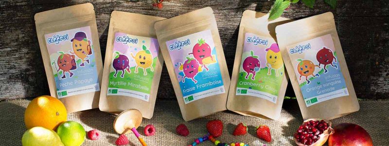 Mise en scène d'infusions pour enfants